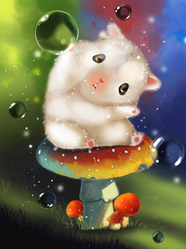 梦觉插画小兔子