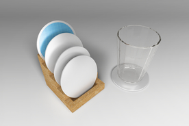 杯垫 玻璃杯样机