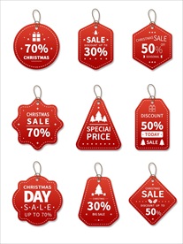 促销标签 爆款热卖 特惠清仓