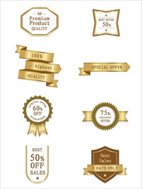 促销标签 爆款热卖 特惠清仓