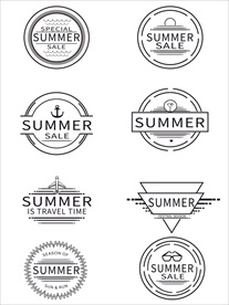 促销标签 爆款热卖 特惠清仓