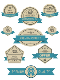 促销标签 爆款热卖 特惠清仓