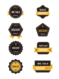 促销标签 爆款热卖 特惠清仓