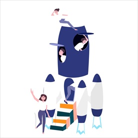 手绘火箭素材 火箭 火箭素材