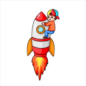 手绘火箭素材 火箭 火箭素材