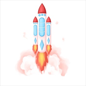 手绘火箭素材 火箭 火箭素材