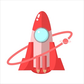 手绘火箭素材 火箭 火箭素材