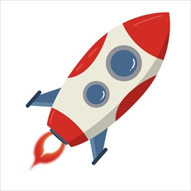 手绘火箭素材 火箭 火箭素材