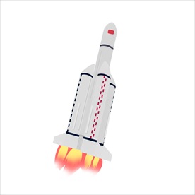 手绘火箭素材 火箭 火箭素材