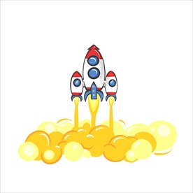 手绘火箭素材 火箭 火箭素材