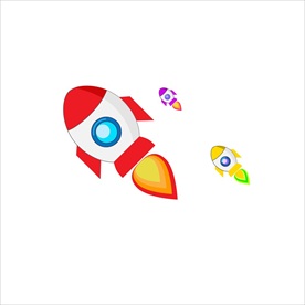 手绘火箭素材 火箭 火箭素材