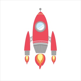手绘火箭素材 火箭 火箭素材