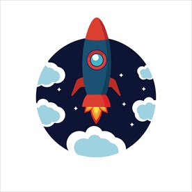 手绘火箭素材 火箭 火箭素材