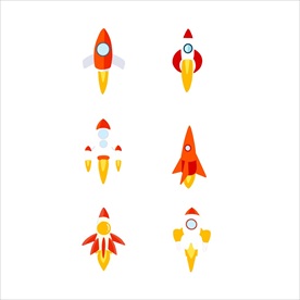 手绘火箭素材 火箭 火箭素材