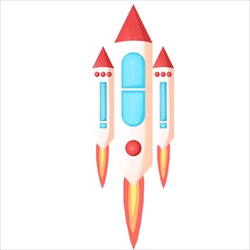 手绘火箭素材 火箭 火箭素材
