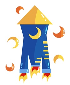 手绘火箭素材 火箭 火箭素材