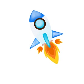 手绘火箭素材 火箭 火箭素材