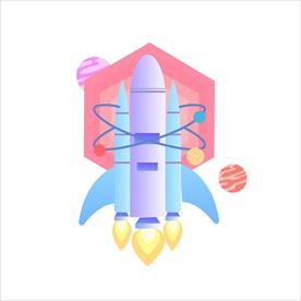 手绘火箭素材 火箭 火箭素材