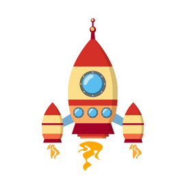 手绘火箭素材 火箭 火箭素材