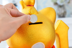 金色招财猫 摇手招财猫