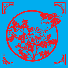 蝶恋花剪纸