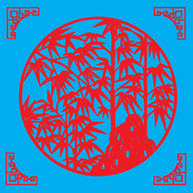 竹子剪纸