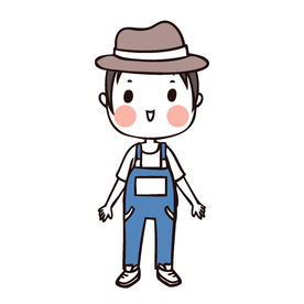 可爱人物形象插画