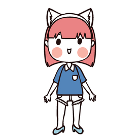 可爱人物形象插画