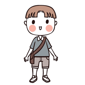 可爱人物形象插画