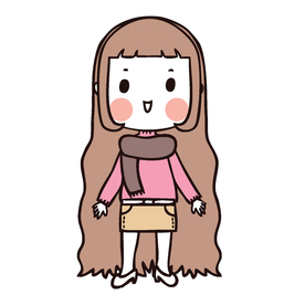 可爱人物形象插画