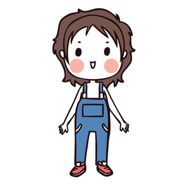 可爱人物形象插画