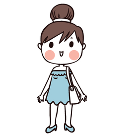 可爱人物形象插画