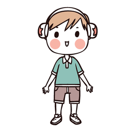 可爱人物形象插画