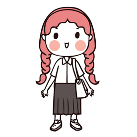 可爱人物形象插画