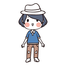 可爱人物形象插画