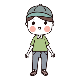 可爱人物形象插画