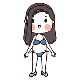 可爱人物形象插画