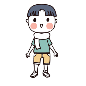 可爱人物形象插画