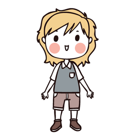 可爱人物形象插画