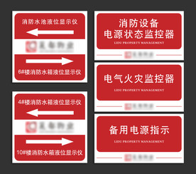 提示牌 标识牌 物业