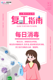 预防武汉冠状肺炎流感病毒海报