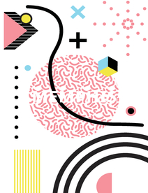 彩色拼接设计图案