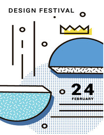 彩色拼接设计图案