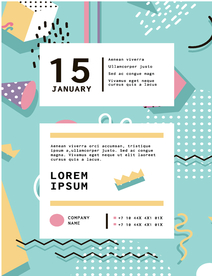 彩色拼接设计图案