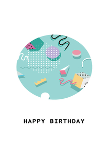 彩色拼接设计图案