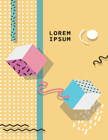 彩色拼接设计图案