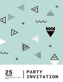 彩色拼接设计图案