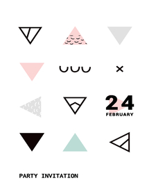 彩色拼接设计图案