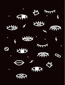 彩色拼接设计图案