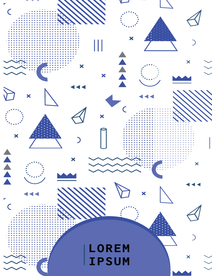 彩色拼接设计图案